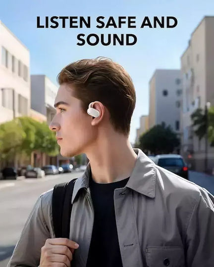 Soundcore by Anker V20i Open Ear Bluetooth Handsfree Earphones with Sweat Resistance and Charging Case White