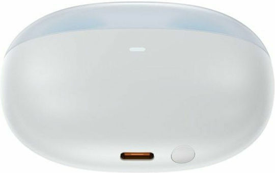 Baseus AirGo 1 Ring Offenes Ohr Bluetooth-Freisprecheinrichtung Kopfhörer mit Schweißresistenz und Ladeetui Weiß