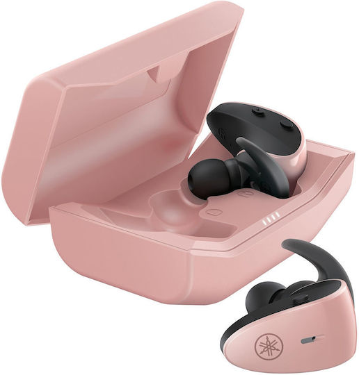 Yamaha TW-ES5A In ear Bluetooth хендсфри Слушалки с Устойчивост на Пот и Кутийка за Зареждане Розов