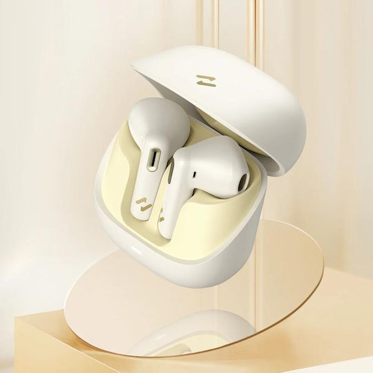 Havit TW905 Earbud Bluetooth Handsfree Ακουστικά με Θήκη Φόρτισης Μπεζ