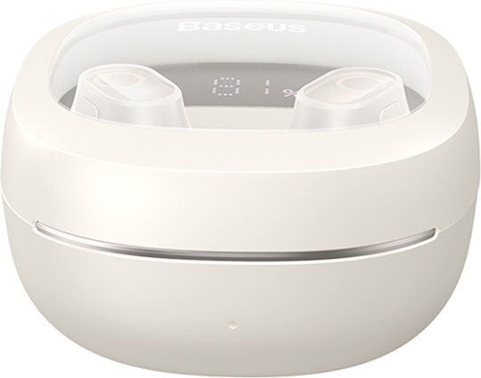 Baseus Bowie WM02+ In-ear Bluetooth Handsfree Earphones with Charging Case White