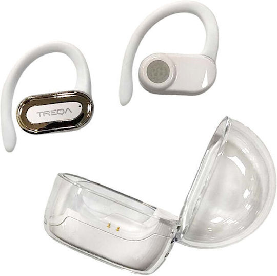 BT-54 Offenes Ohr Bluetooth-Freisprecheinrichtung Kopfhörer mit Ladeetui Beige