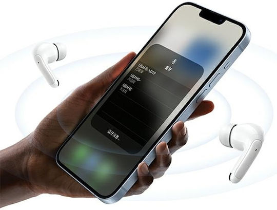 Usams X-Don In-ear Bluetooth Handsfree Căști cu Carcasă de Încărcare Negru