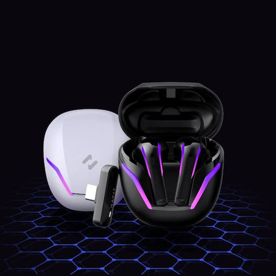 Havit TW970 In-ear Bluetooth Handsfree Ακουστικά με Αντοχή στον Ιδρώτα και Θήκη Φόρτισης Μαύρα