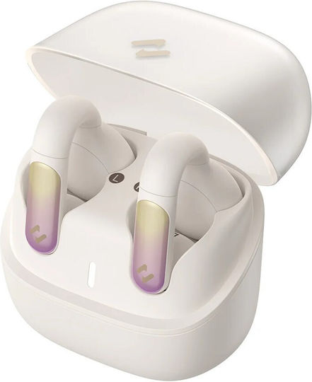 Havit TW980 Open Ear Bluetooth Handsfree Ακουστικά με Αντοχή στον Ιδρώτα και Θήκη Φόρτισης Μπεζ