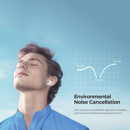 Havit TW982 In ear Bluetooth хендсфри Слушалки с Кутийка за Зареждане Зелен