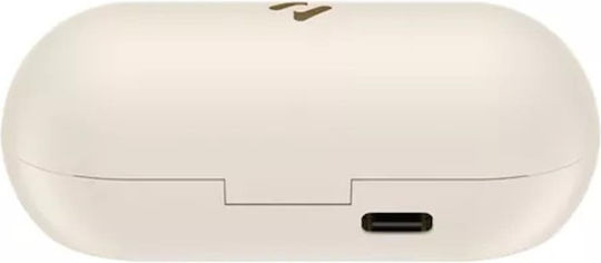 Havit TW969 Lite In-ear Bluetooth Handsfree Ακουστικά με Θήκη Φόρτισης Μπεζ