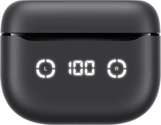 Havit TW984 In-ear Bluetooth Handsfree Ακουστικά με Θήκη Φόρτισης Μαύρα