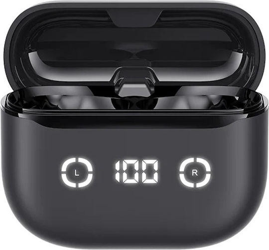 Havit TW984 In-ear Bluetooth Handsfree Ακουστικά με Θήκη Φόρτισης Μαύρα