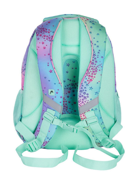Astra School Backpack with Water Bottle Holder Blue 24L 28 x 15 x 39cm