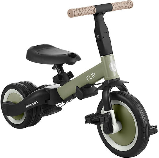 Kikka Boo Flip Convertible with Parental Handle 3 in 1 for 1-5 Years Green