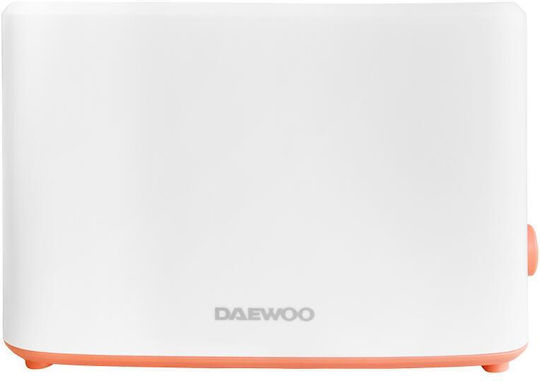Daewoo Prăjitor de pâine 2 sloturi 900W Alb