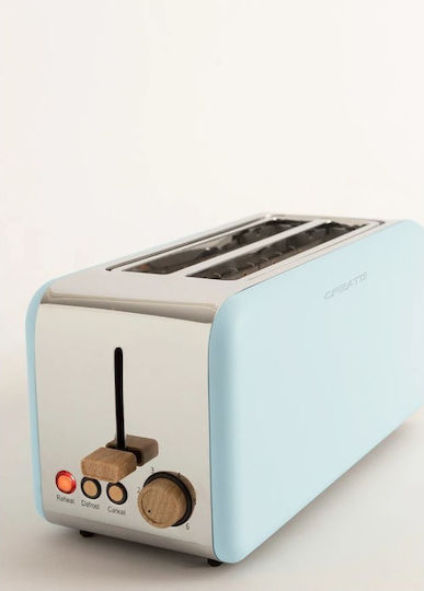 Create Retro XL Φρυγανιέρα 2 Θέσεων 1500W Μπλε