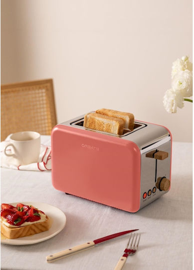 Create Retro Φρυγανιέρα 2 Θέσεων 850W Πορτοκαλί