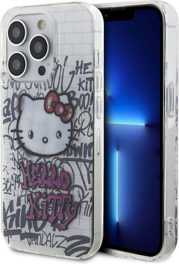 Hello Kitty Задна корица Пластмаса Бял (iPhone 15)