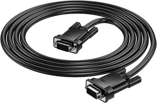 Hoco Cable VGA male - VGA male Μαύρο 2m (302275)