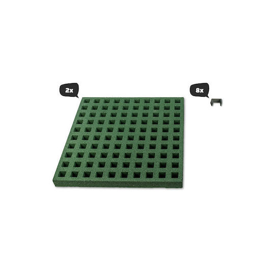 Exit Toys Πλακάκι για Δάπεδο Κήπου από Καουτσούκ 54x54εκ. 50τμχ