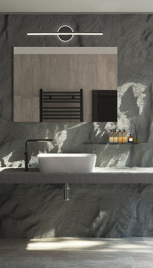 Viokef Camelia Modern Lamp Bathroom with Integrated LED and Warm White Light Gold 60.8x6.5cm