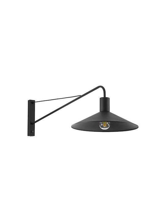 TK Lighting Lamp Wall Black 103cm