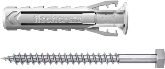 fischer Sx Schraubanker Kunststoff 10x50mm 5Stück
