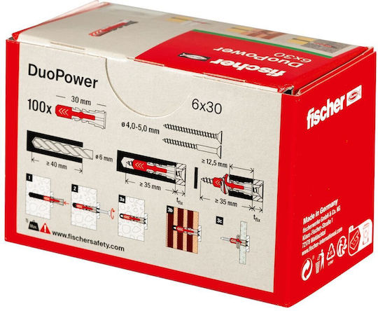fischer Duopower Oops Plastic 6x30mm