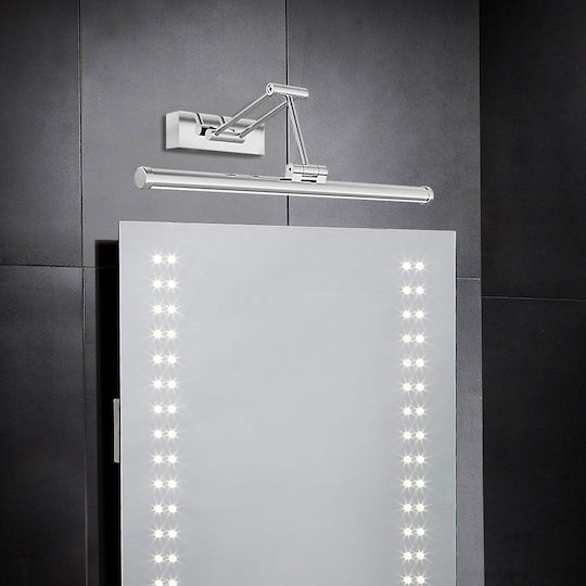 Vivalux Rimini Φωτιστικό Τοίχου LED Ασημί 43x32x5εκ. Vivalux Rimini Φωτιστικό Τοίχου LED Ασημί 43x32x5εκ.