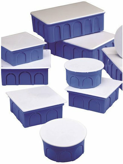 Kassinakis Flush Electrical Box Branching (75x75x32mm) in Blue Color