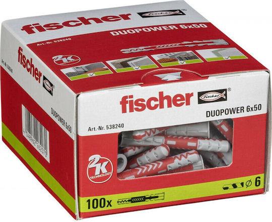 fischer Duopower Oops Plastic 12x60mm