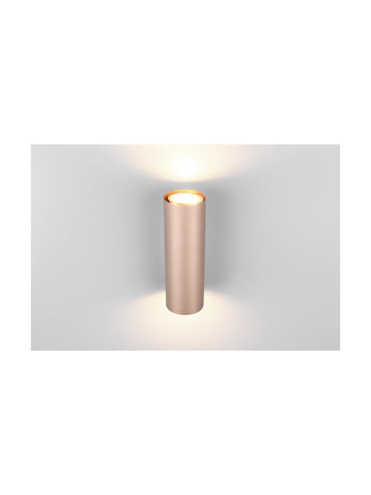 Trio Lighting Marley Modern Lamp Wall with Socket GU10 Brown 6x8x6cm