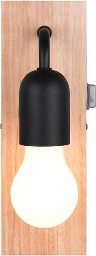 Trio Lighting Μοντέρνο Φωτιστικό Μπάνιου με Ντουί E27 και Διακόπτη Μπεζ 8x11x8εκ.