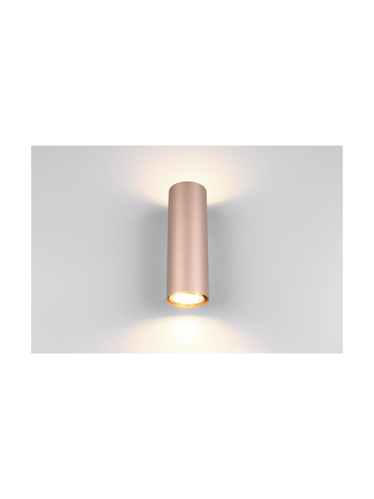 Trio Lighting Marley Modern Lamp Wall with Socket GU10 Brown 6x8x6cm