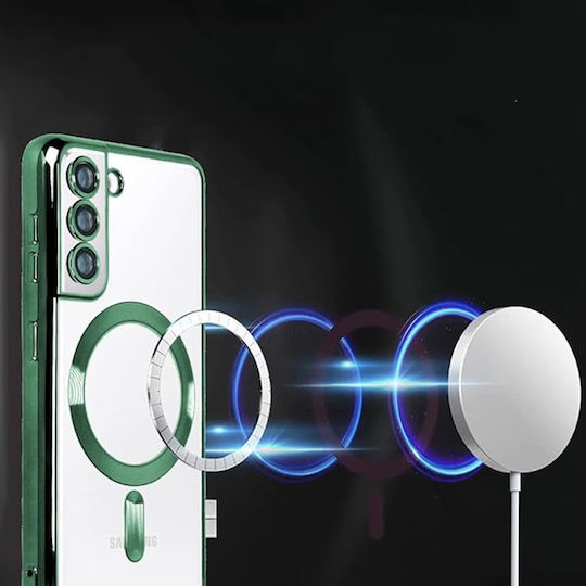 Techsuit Luxury Crystal Umschlag Rückseite Silikon Lila (Samsung Galaxy A36 5G)