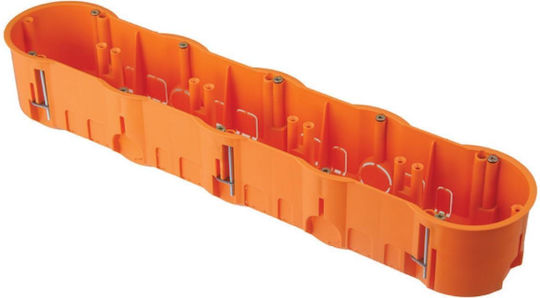 PAWBOL Surface Mounted Electrical Box for Drywall IP30 in Orange Color