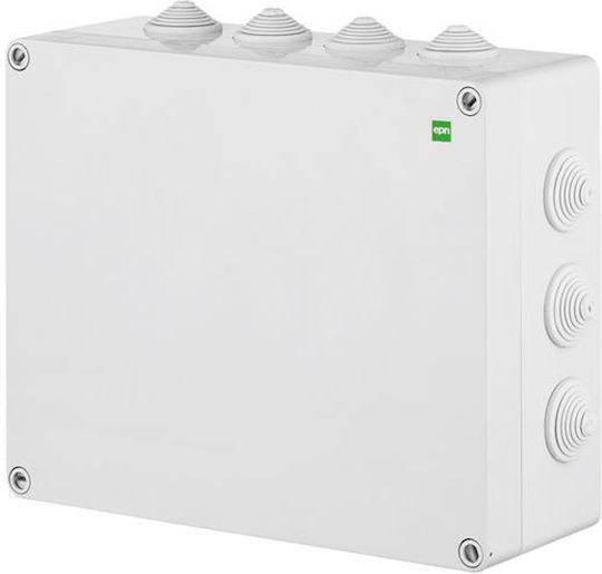 Elektro Plast Ηλεκτρολογικό Κουτί Εξωτερικής Τοποθέτησης IP55 σε Γκρι Χρώμα