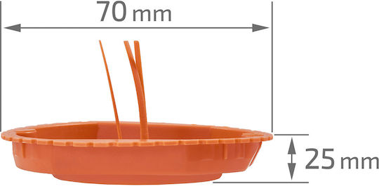 PAWBOL Walled Junction Box in Orange Colour