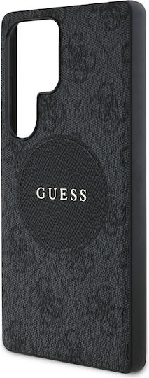 Guess Classic Umschlag Rückseite Synthetisches Leder Schwarz (Galaxy S25 Ultra,Samsung S25 Ultra)