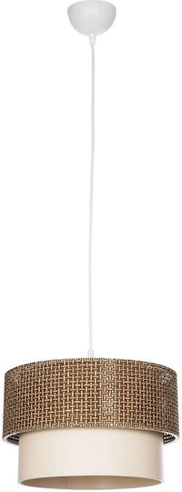 GloboStar Sissie Lustră Maro cu Dulie E27 30x30x93cm.