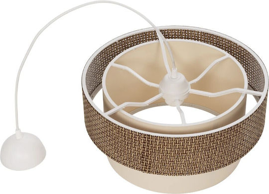 GloboStar Livi Lustră Bronz cu Dulie E27 38x38x95cm.