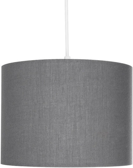 GloboStar Blaze Pendant Light Gray with Socket E27 22x22x90cm
