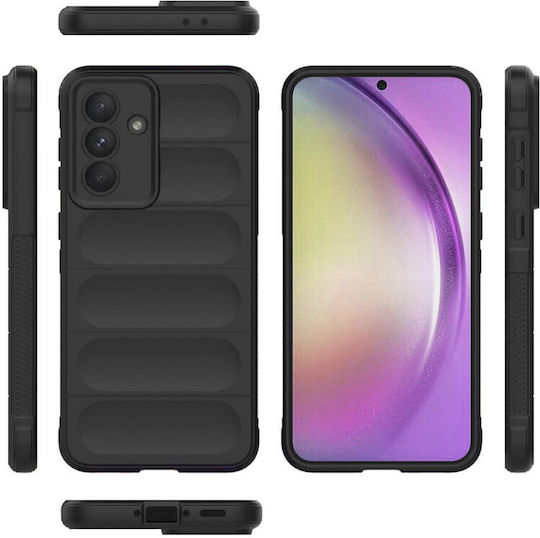 Techsuit Magic Umschlag Rückseite Silikon Schwarz (Samsung Galaxy A36 5G, Samsung Galaxy A56 5G)