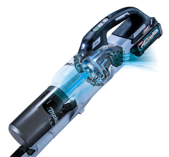Makita Επαναφορτιζόμενη Σκούπα Stick 40V Λευκή