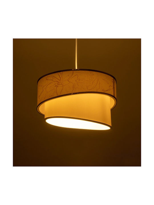 GloboStar Sonia Pendant Light with Gold Detail with Socket E27 30x30x90cm