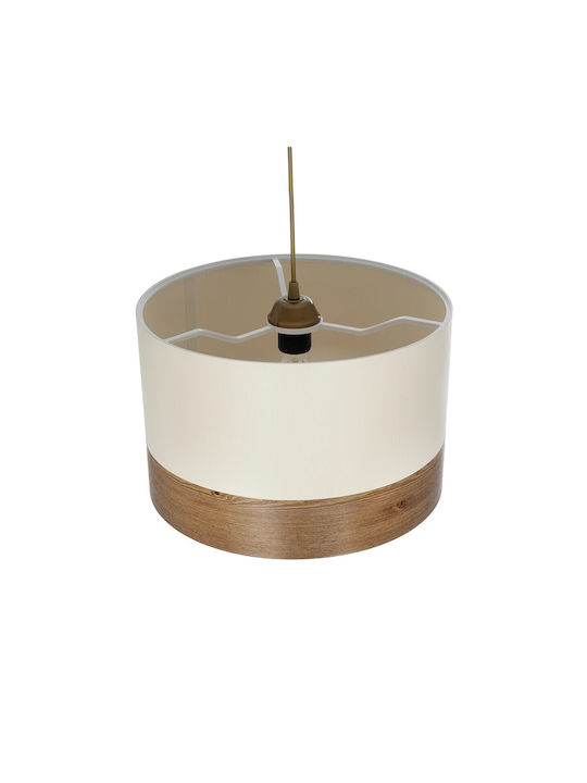 GloboStar Zyklus Pendant Light White with Socket E27 36x36x73cm