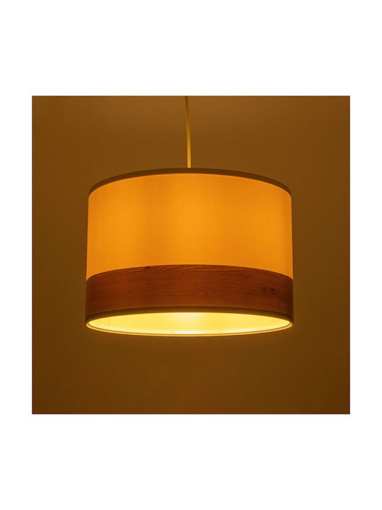 GloboStar Zyklus Pendant Light White with Socket E27 36x36x73cm