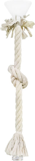 Heronia Pendant Light White with Rope for Socket E27