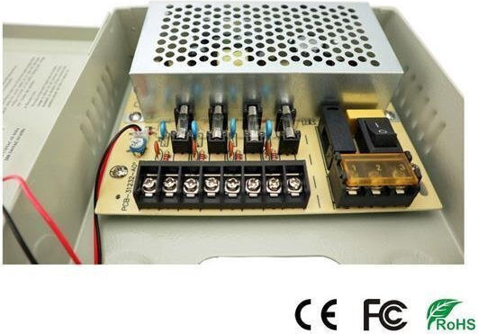 Anga CP1209-3A-4 Power Box for CCTV Systems 4 Outputs 552-106