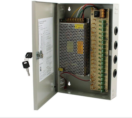 FT Electronics Τροφοδοτικό Κουτί Συστημάτων CCTV FTT9-009