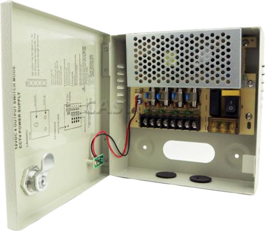 Anga CP1209-3A-4 Power Box for CCTV Systems 4 Outputs 552-106