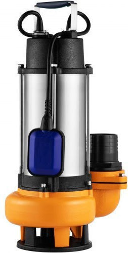 Submersible Pump Float Stainless Steel Flow Rate 60000 L H 2200 W Outlet 3” Height 18 M Ipx8 Power Cable Length 10 M