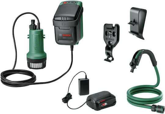 Bosch GardenPump 18V-2000 Αντλία Ακαθάρτων & Ομβρίων Υδάτων 18V 1x2.5Ah 06008C4202